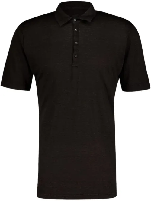 Lino polo en lin - Noir - 120% Lino - Modalova