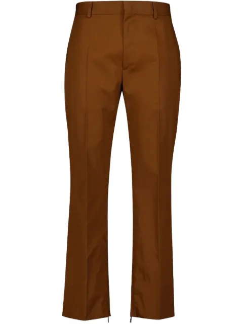 Off-White cotton straight-leg trousers