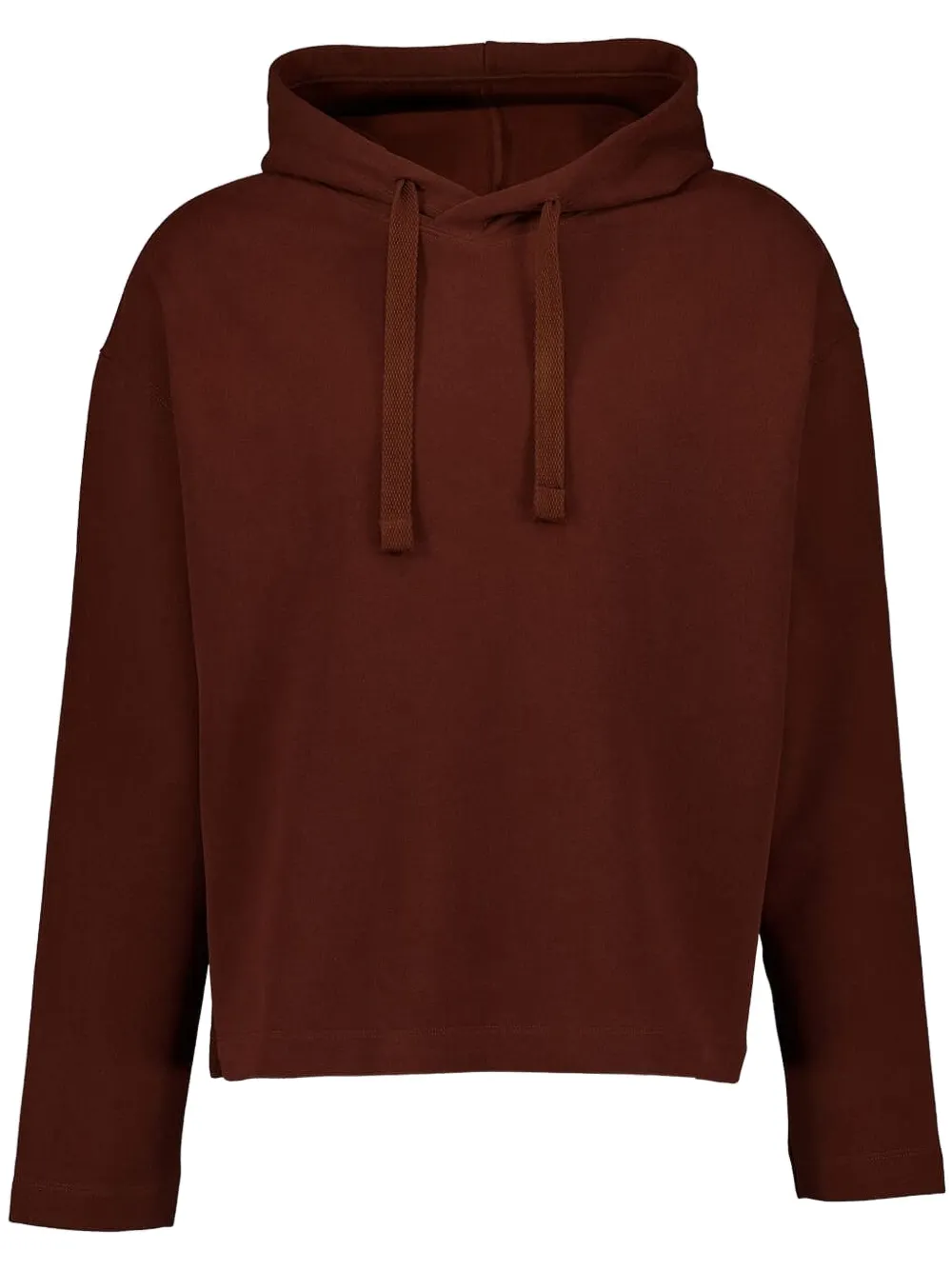 Lemaire Drawstring Hoodie In Braun