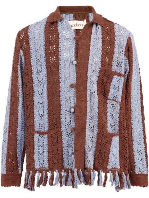 Baziszt crochet-knit shirt