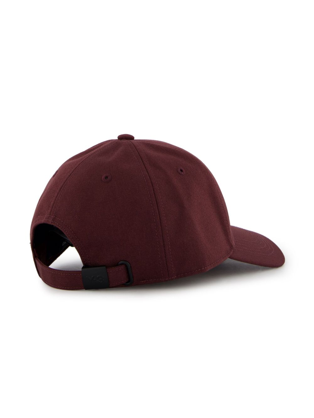 Y-3 logo-embroidered cotton cap - Rood