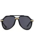 Casablanca Rajio pilot-frame sunglasses - Black