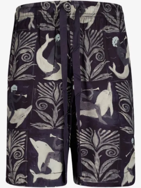 COMMAS graphic-print shorts