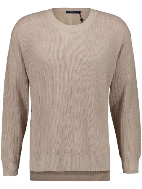 Frescobol Carioca ribbed crew-neck jumper