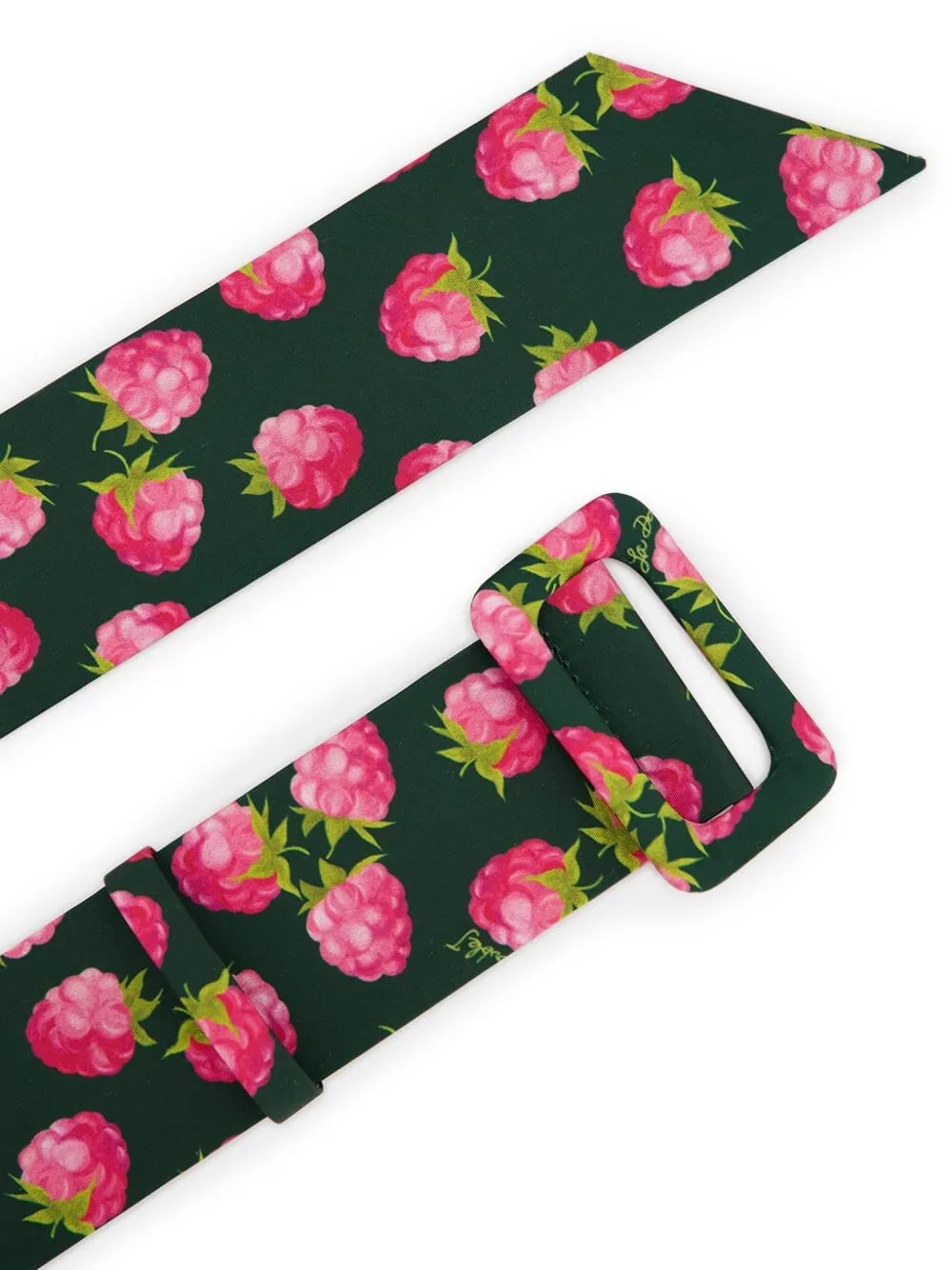 La DoubleJ Riem met grafische print Groen