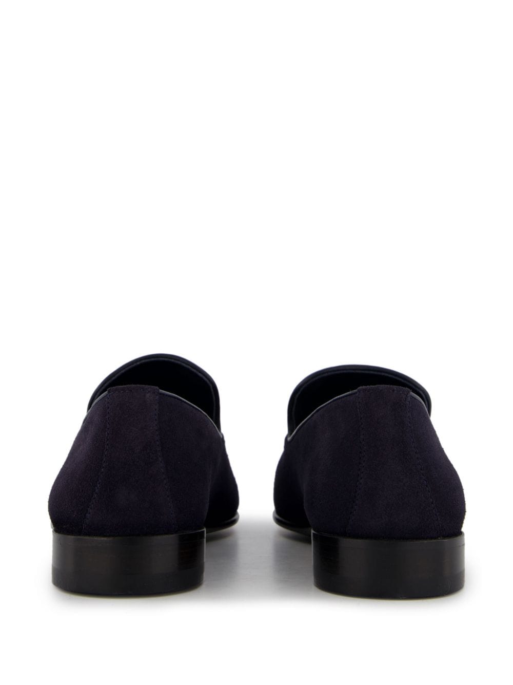 Shop Manolo Blahnik Truro Crosta Suede Loafers In Blue