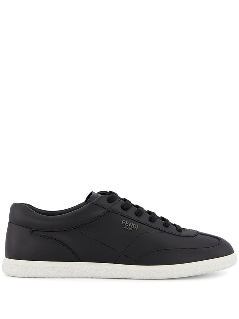 FENDI logo-plaque sneakers Black