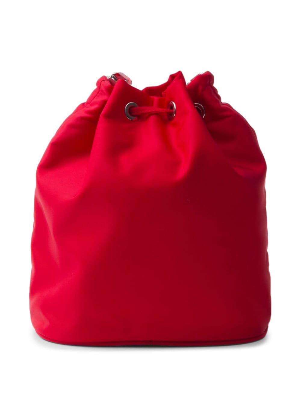 Shop Prada Triangle-logo Re-nylon Mini Bag In Red