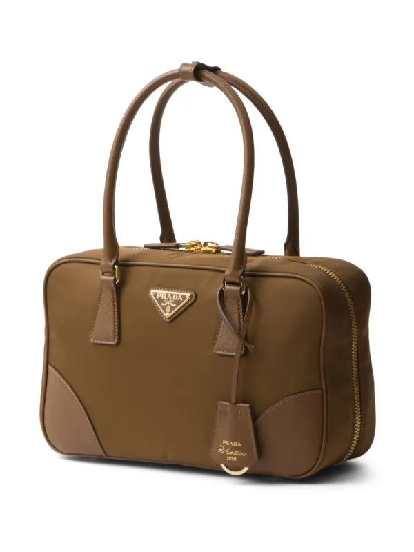 【関税＆送料込み】Prada Shopping Re-Edition 1978 Medium In Prada Medium Re-Edition 1978 Tote Bag | Brown | FARFETCH