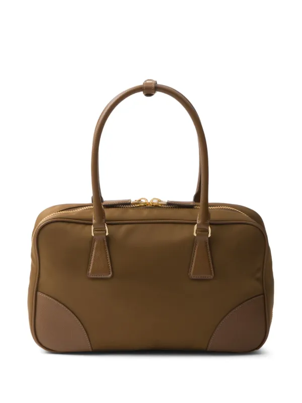 Prada Medium Re-Edition 1978 Tote Bag | Brown | FARFETCH UK