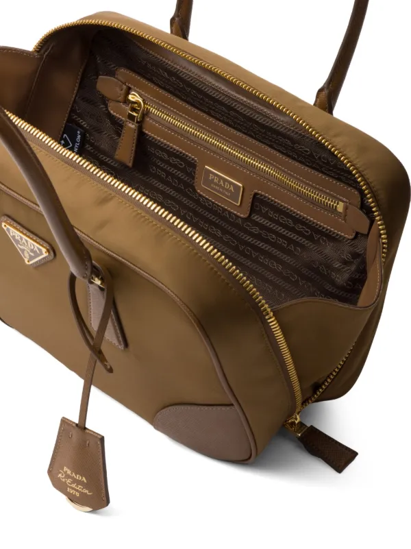 ハンドバッグ PRADA CARAMEL CANVAS MEDIUM RE-EDITION 1978 HANDBAG 1BB115_R064_F0040_V_TOO_SLB.jpg