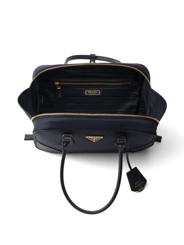【関税＆送料込み】Prada Re-Edition 1978 Medium Top Case In Black Prada Re-edition 1978 Medium Re-nylon And Saffiano