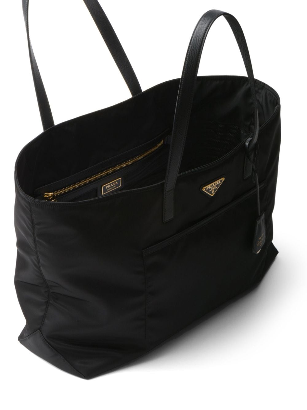 Shop Prada Large Re-edition 1978 Tote Bag In Black
