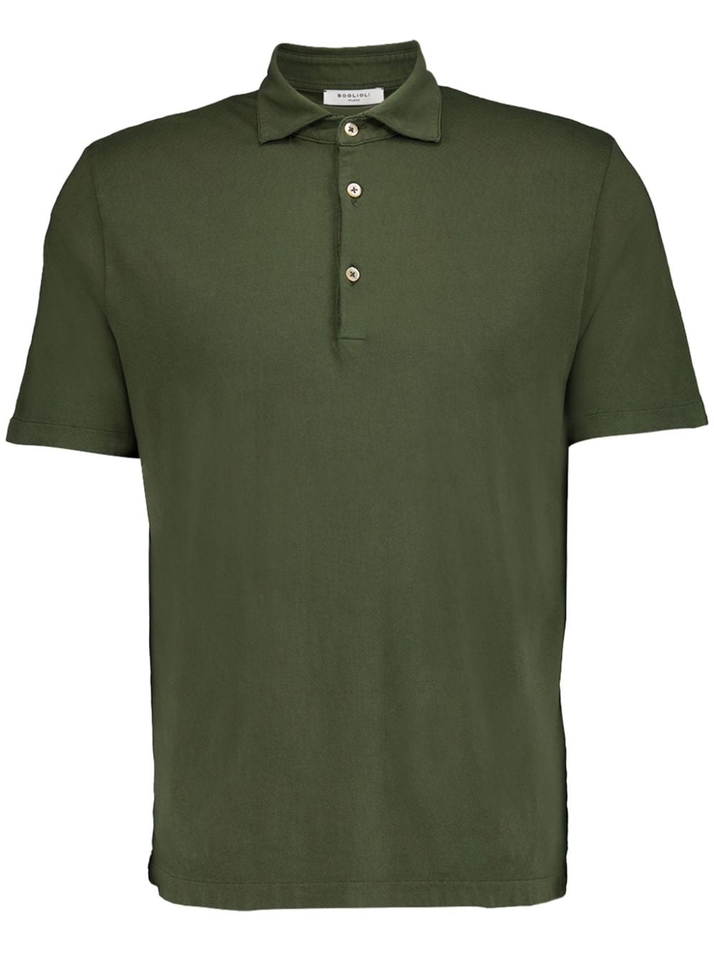 Boglioli Short-sleeve Polo Shirt In Grün