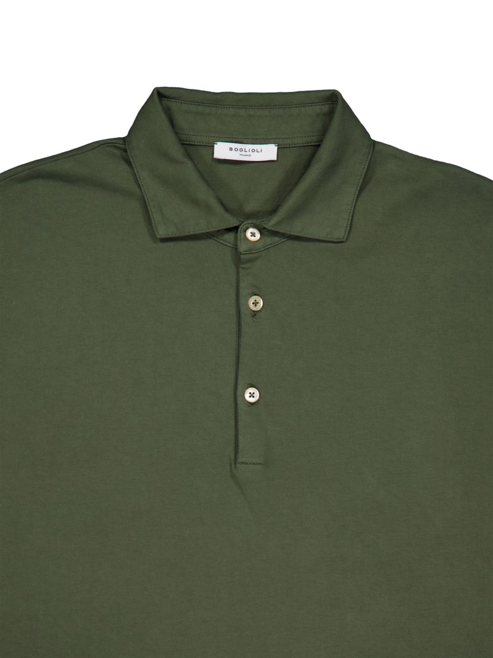 Boglioli Poloshirt met korte mouwen Groen