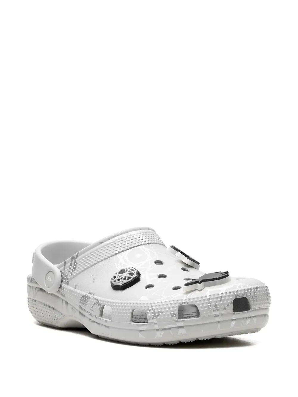 Crocs x Futura Laboratories "Pearl White" clogs Grey