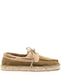Scarosso Kai suede espadrilles - Green