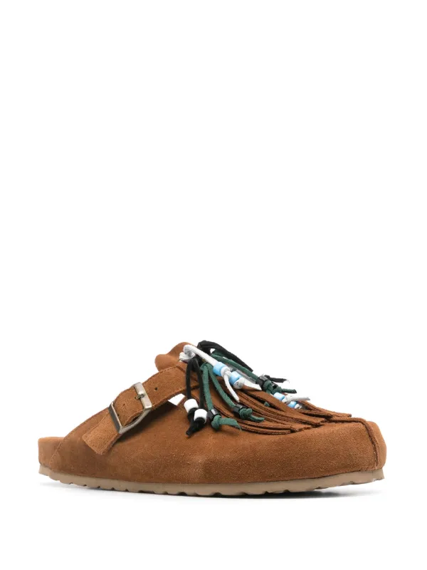 Scarosso Geo Suede Sandals Brown FARFETCH PH