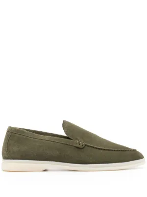 Giuseppe Zanotti The Maui Suede Loafers | Blue | FARFETCH