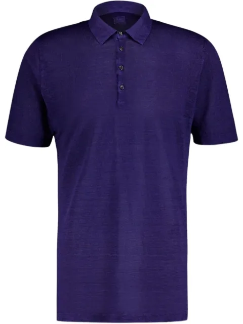 120% Lino linen polo shirt