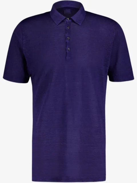 120% Lino linen polo shirt
