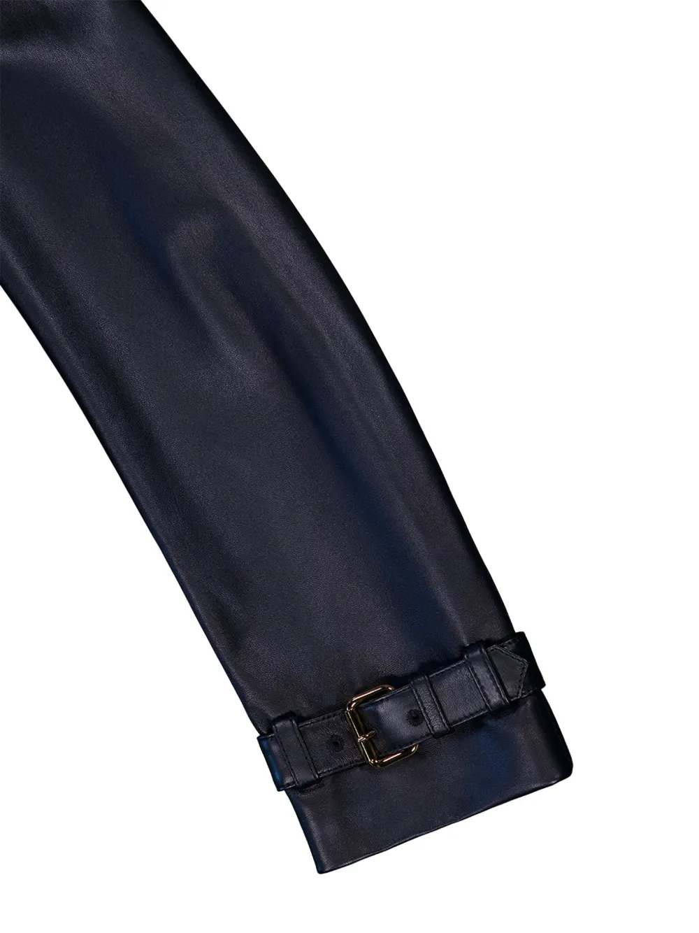 FENDI Leren bikerjack Zwart