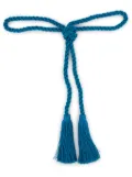 PAULA Olivina tasselled rope belt - Blue