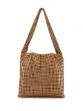 Rabanne Pixel chainmail tote bag - Gold