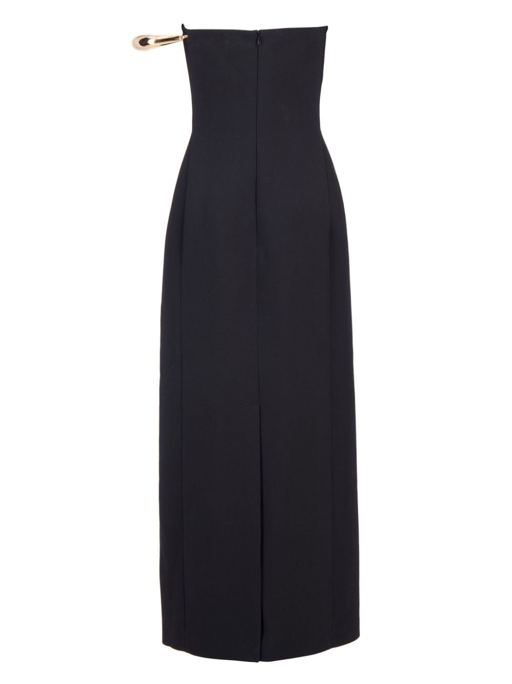 Shop Gabriela Hearst Anica Crepe Maxi Dress In Black