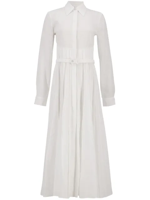 Gabriela Hearst Dewi linen midi shirt dress