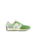 New Balance Kids 327 panelled suede sneakers - Green