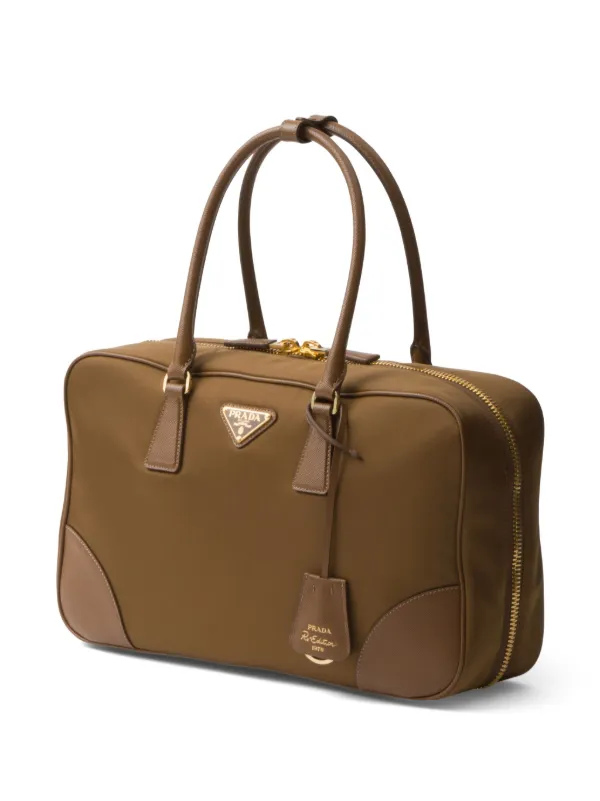 m*y様 PRADA ブラウン ハンドバッグ Prada レザーハンドバッグ | ブラウン | FARFETCH JP