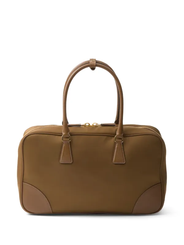 m*y様 PRADA ブラウン ハンドバッグ Prada Re-Edition 1978 ハンドバッグ L | ブラウン | FARFETCH JP