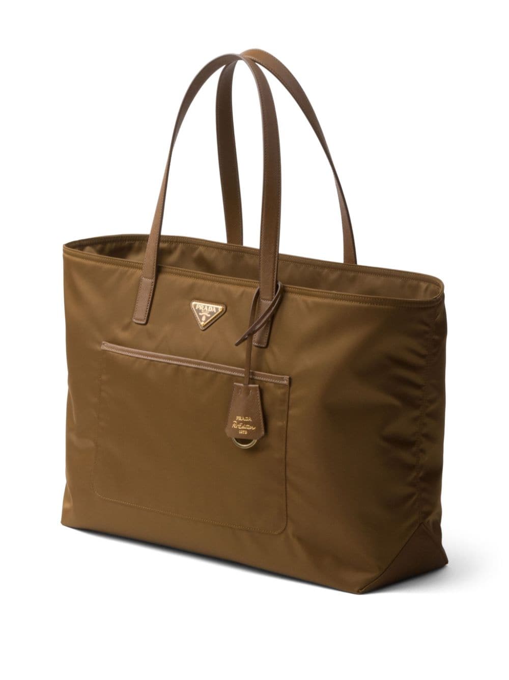Shop Prada Large Re-edition 1978 Tote Bag In Brown