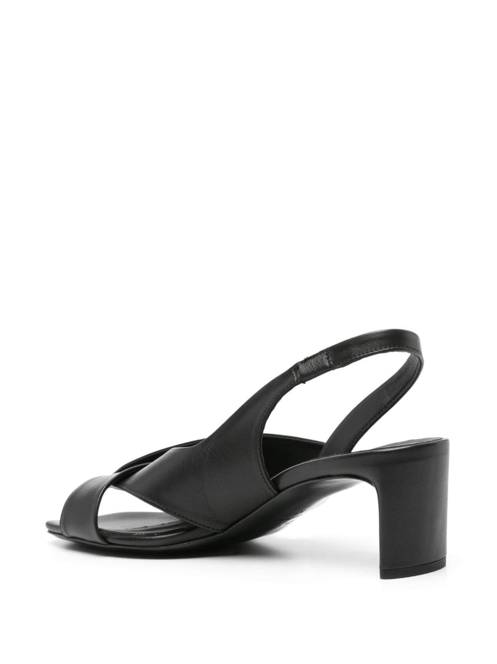Shop Del Carlo Moor 55mm Leather Sandals In Black