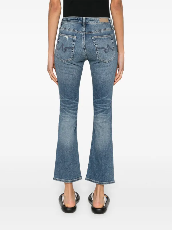 AG Jeans Jodi high-rise Cropped Jeans Blue FARFETCH IN