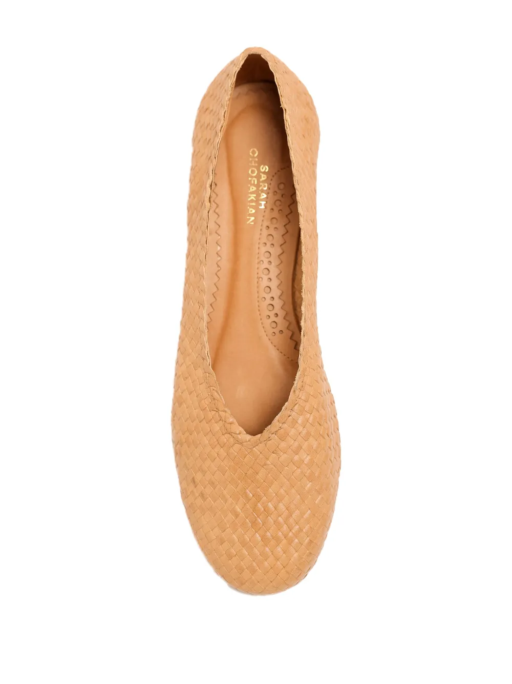 Sarah Chofakian William Ballerina Shoes In Neutrals