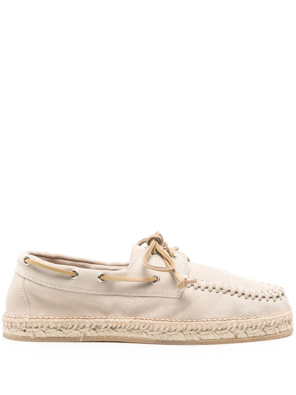 scarosso espadrilles en daim - tons neutres