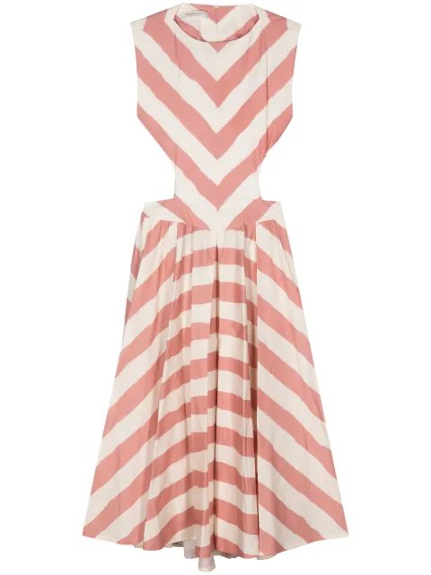 Philosophy Di Lorenzo Serafini striped midi dress