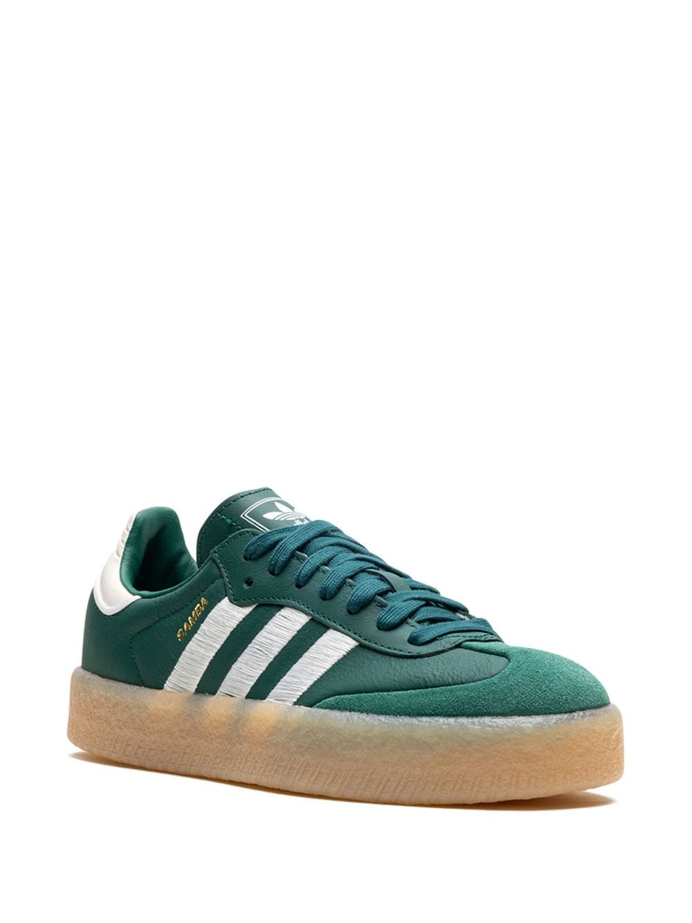 Image 2 of adidas Sambae "Collegiate Green/Gum" sneakers