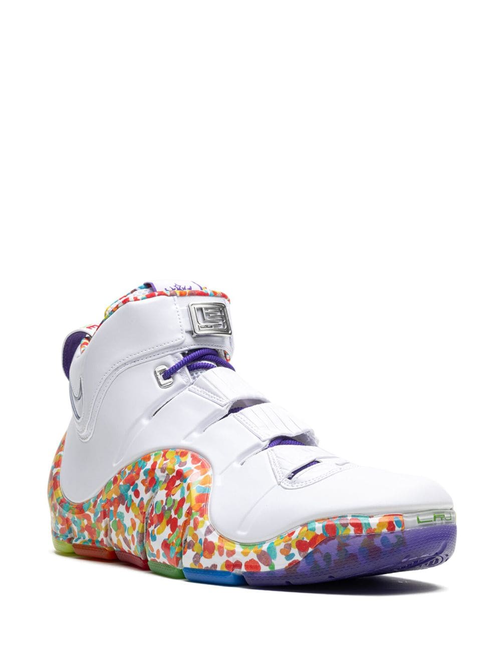Shop Nike Lebron 4 "fruity Pebbles" Sneakers In White