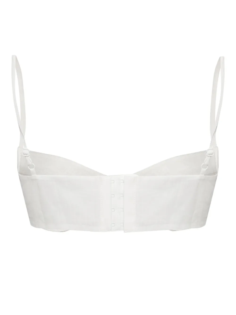 SHUSHU/TONG bow-detail cotton bra - Wit