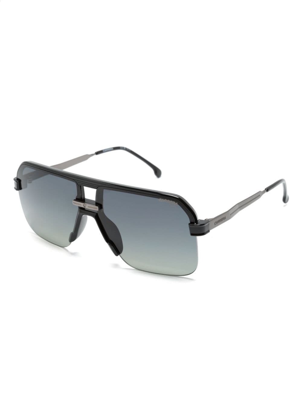 Shop Carrera Pilot-frame Sunglasses In 黑色