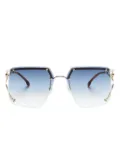 Carrera square-frame sunglasses - Blue
