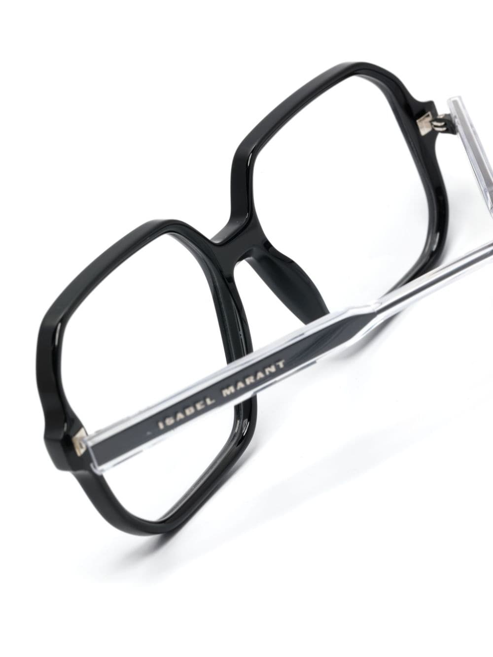 Shop Isabel Marant Eyewear Square-frame Glasses In Schwarz