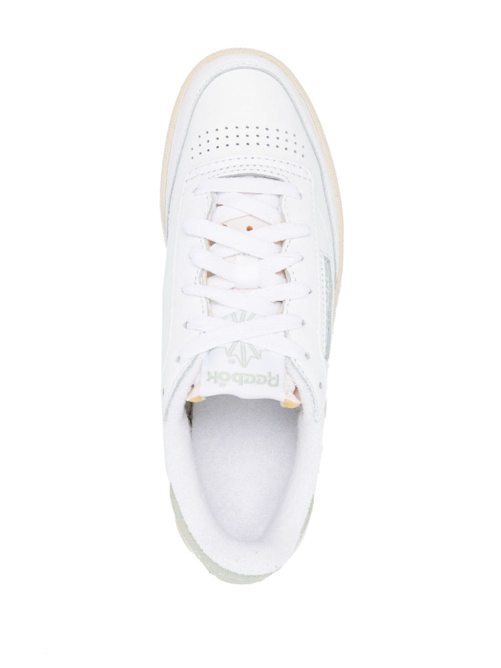 Shop Reebok Club C 85 Vintage Leather Sneakers In White