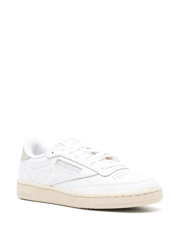 Reebok Club C 85 Vintage Leather Sneakers White FARFETCH IN
