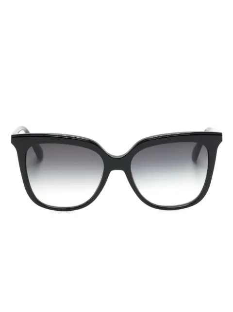 Longchamp lentes de sol con armazón cat eye y logo grabado