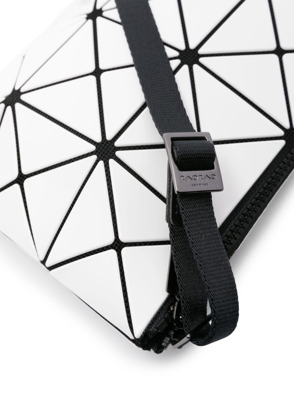 Shop Bao Bao Issey Miyake Lucent Gloss Geometric Crossbody Bag In White