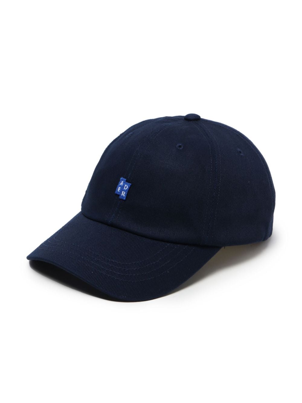Shop Ader Error Trs Tag Cotton Baseball Cap In Blue